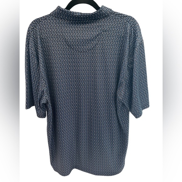 PGA Tour Polo Black and Blue Design Large‎ Excellent - Picture 2 of 3